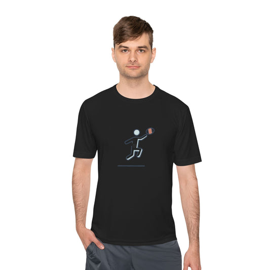 UCCA Athlete’s Performance Moisture Wiking Tee – Move Faster, Play Harder XS / Black T-Shirt