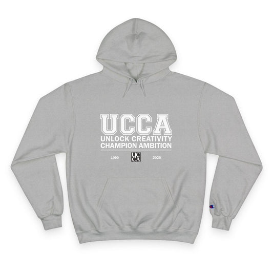 UCCA Champion Hoodie - UNLOCK CREATIVITY, CHAMPION AMBITION Light Steel / S Hoodie