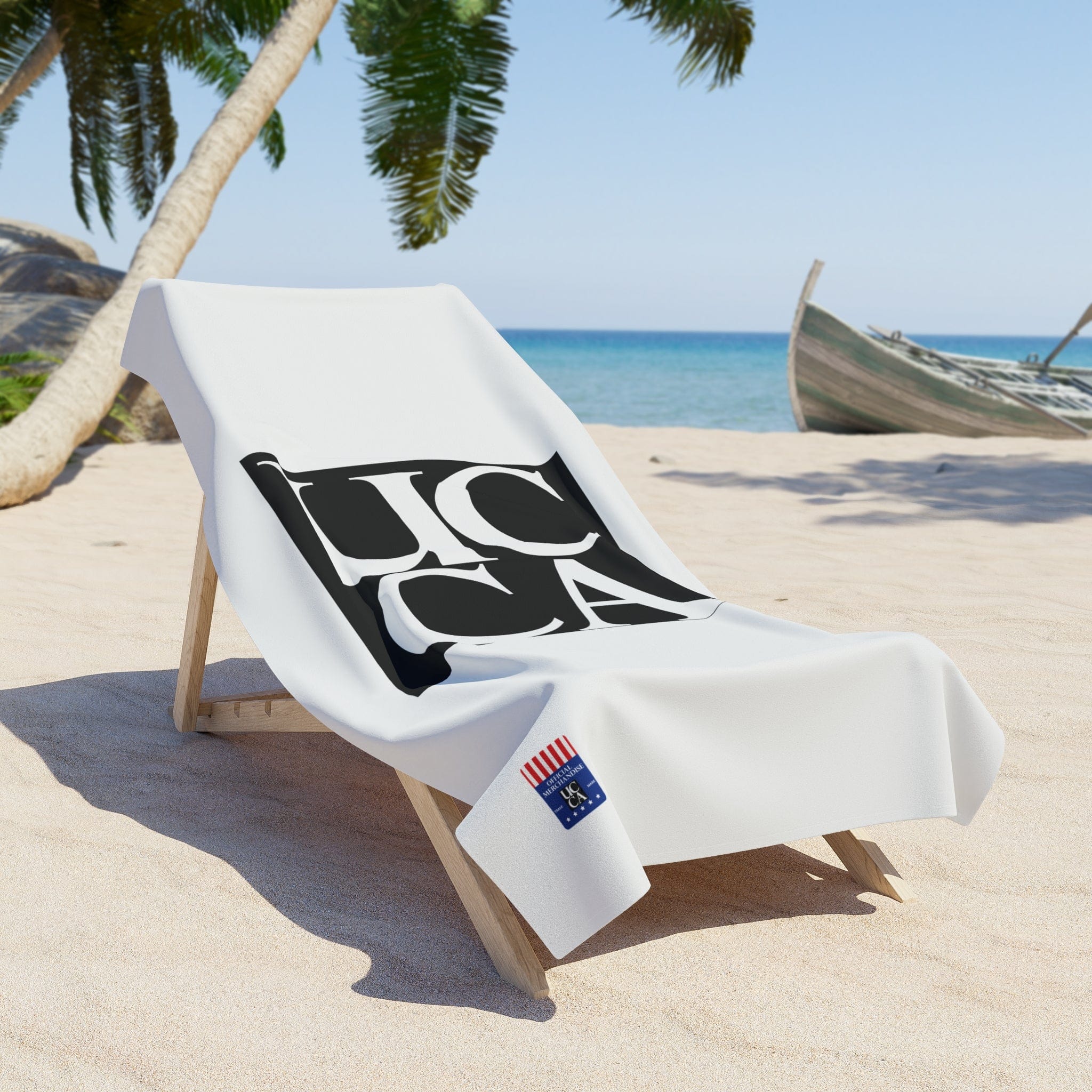 UCCA Classic Contrast Beach Towel 36