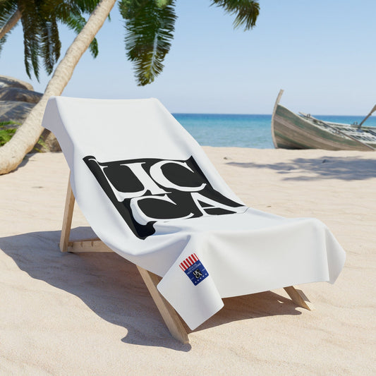 UCCA Classic Contrast Beach Towel 36" × 72" Home Decor