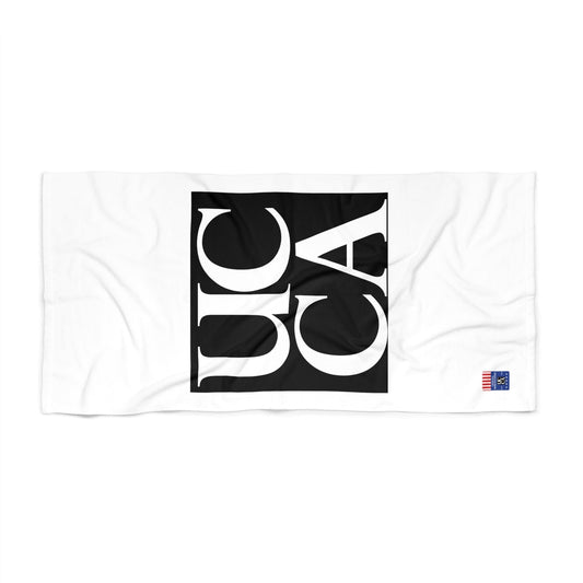 UCCA Classic Contrast Beach Towel Home Decor
