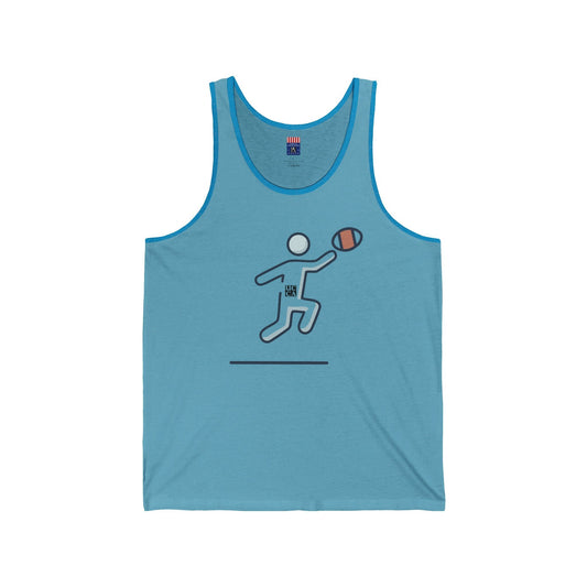 UCCA Game Day Jersey Tank – Play Hard, Chill Harder - 3 Colors XS / Aqua TriBlend Tank Top