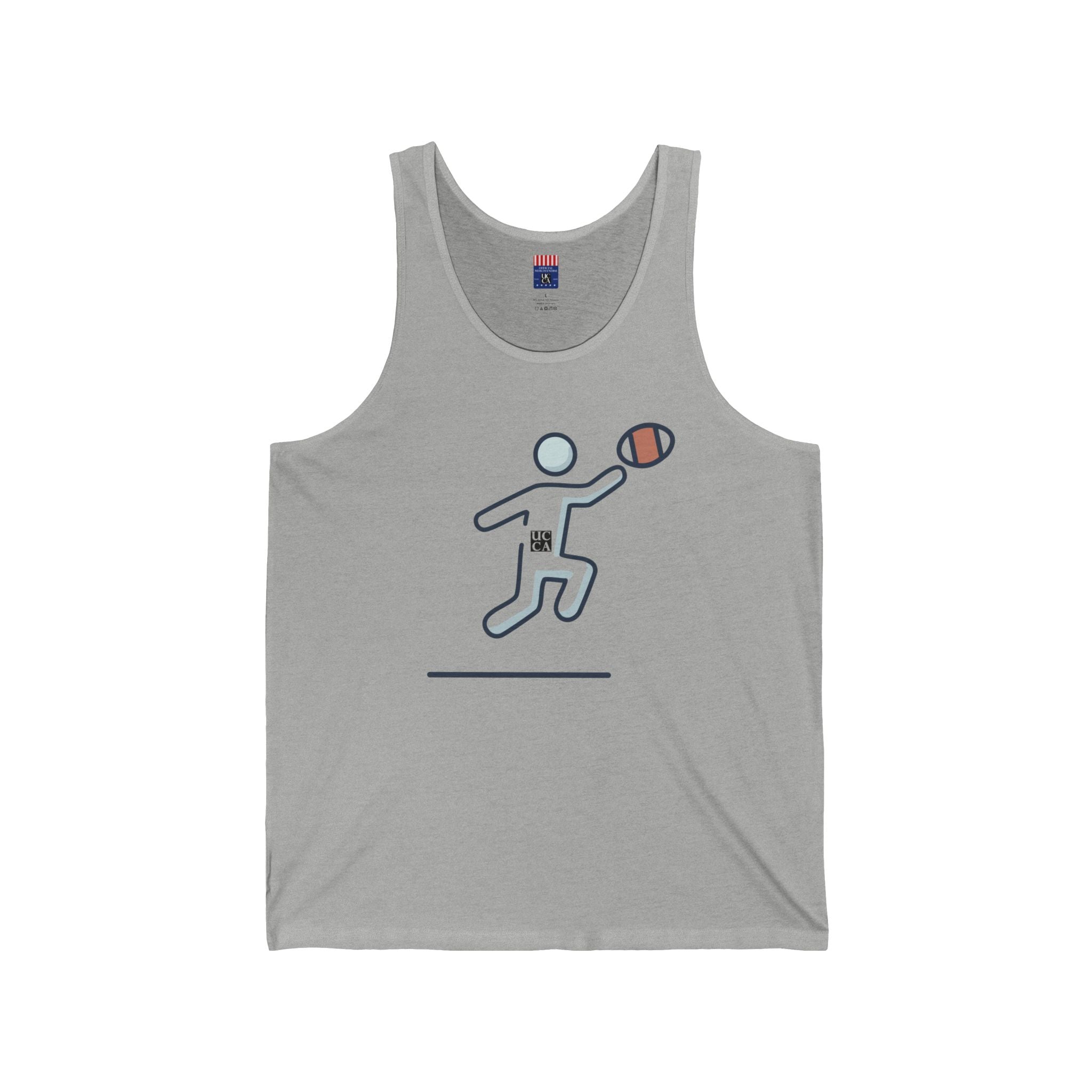 UCCA Game Day Jersey Tank – Play Hard, Chill Harder - 3 Colors XS / Athletic Heather Tank Top