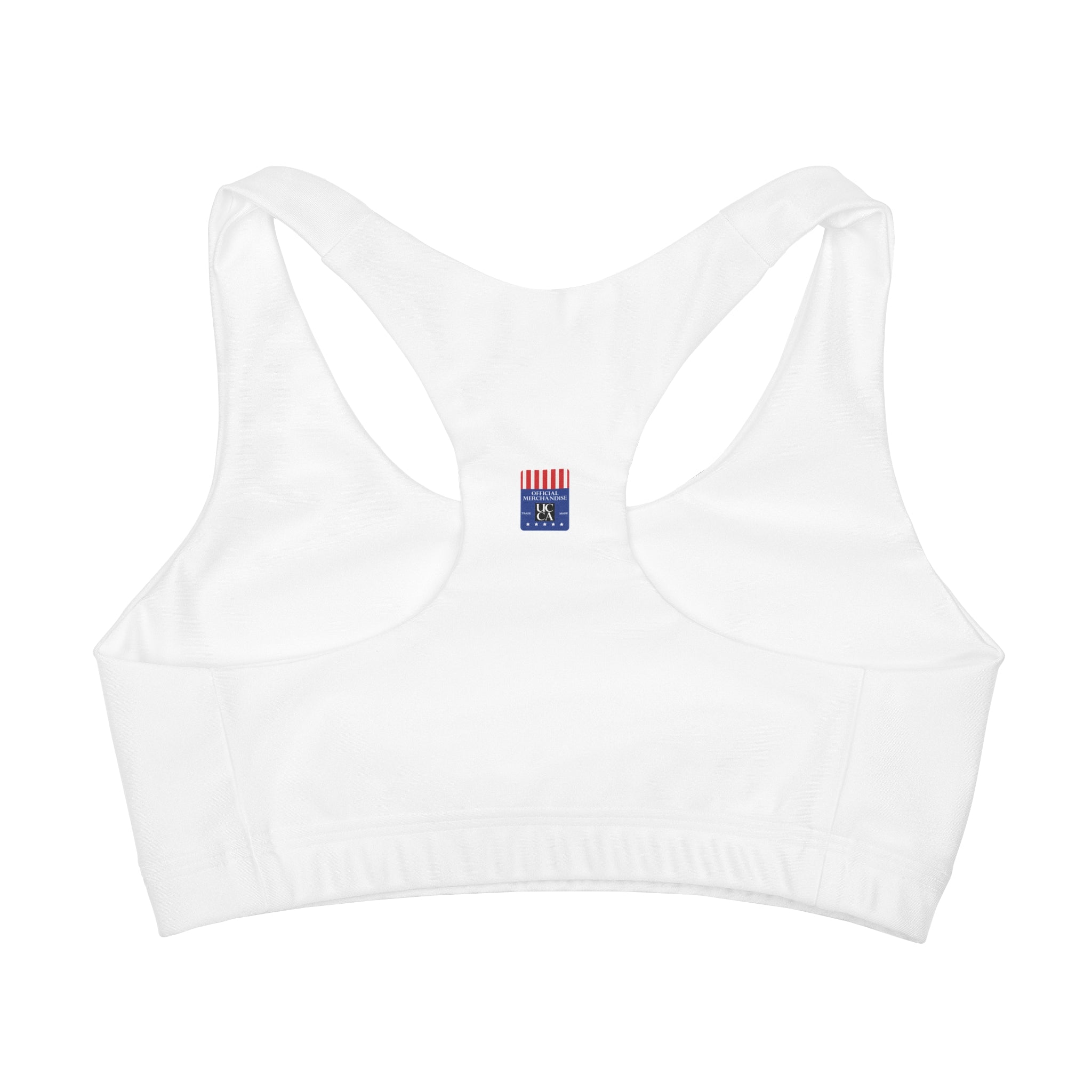 UCCA Girls' Racerback Sports Bra: Comfort Meets Confidence 3/4 Years All Over Prints