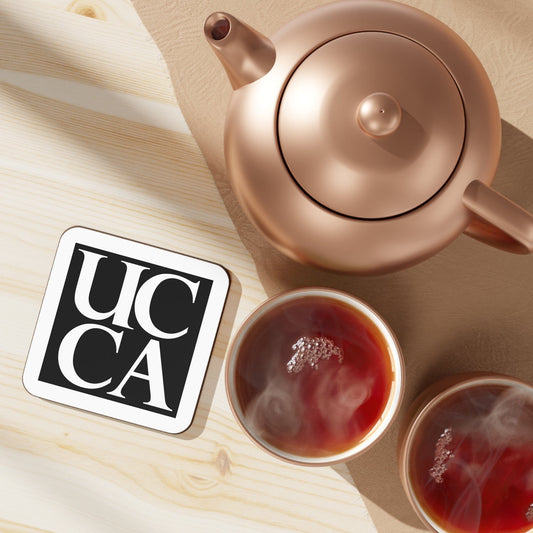 UCCA Hardboard Back Coaster 3.5" × 3.5" / Square / Hardboard Home Decor