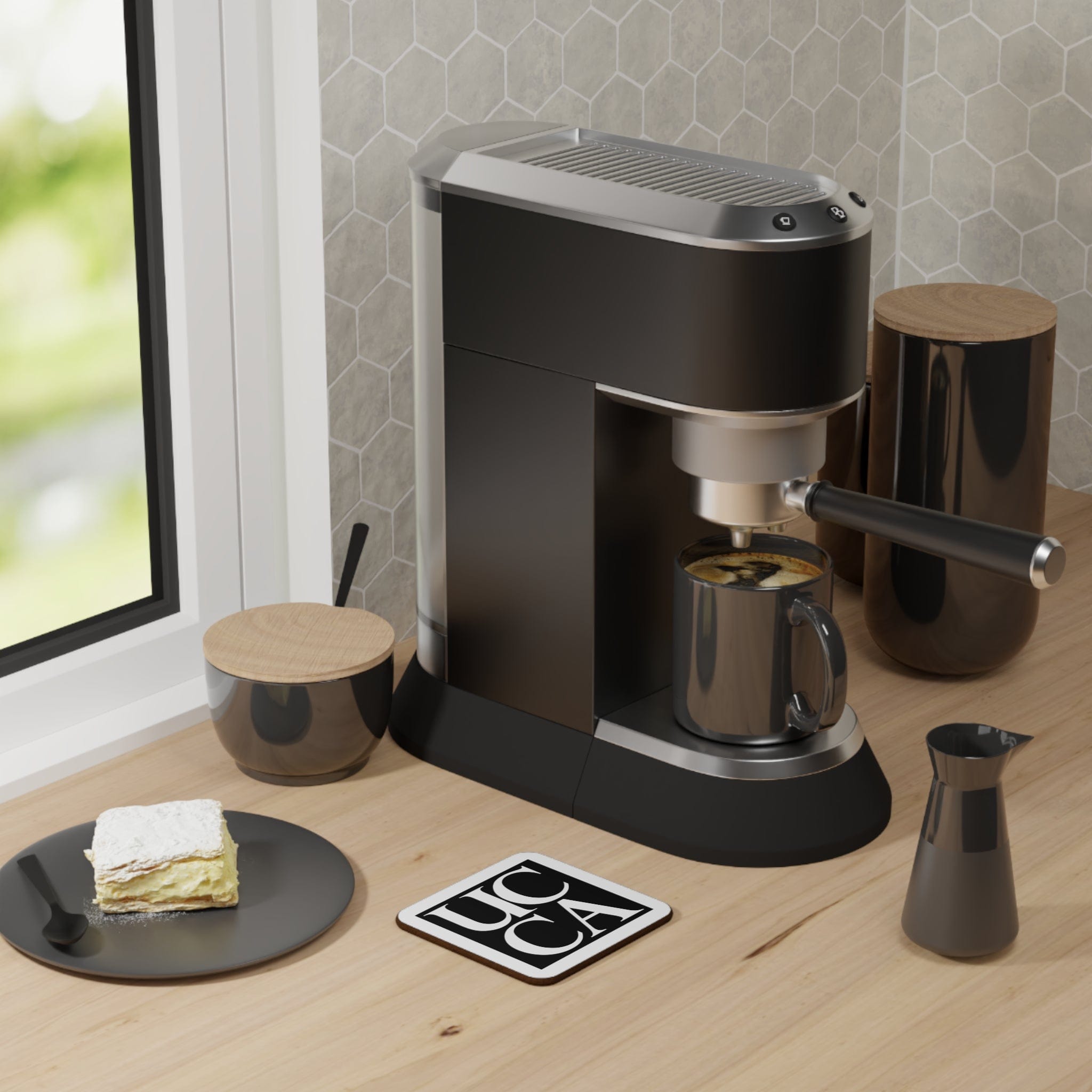 UCCA Hardboard Back Coaster 3.5