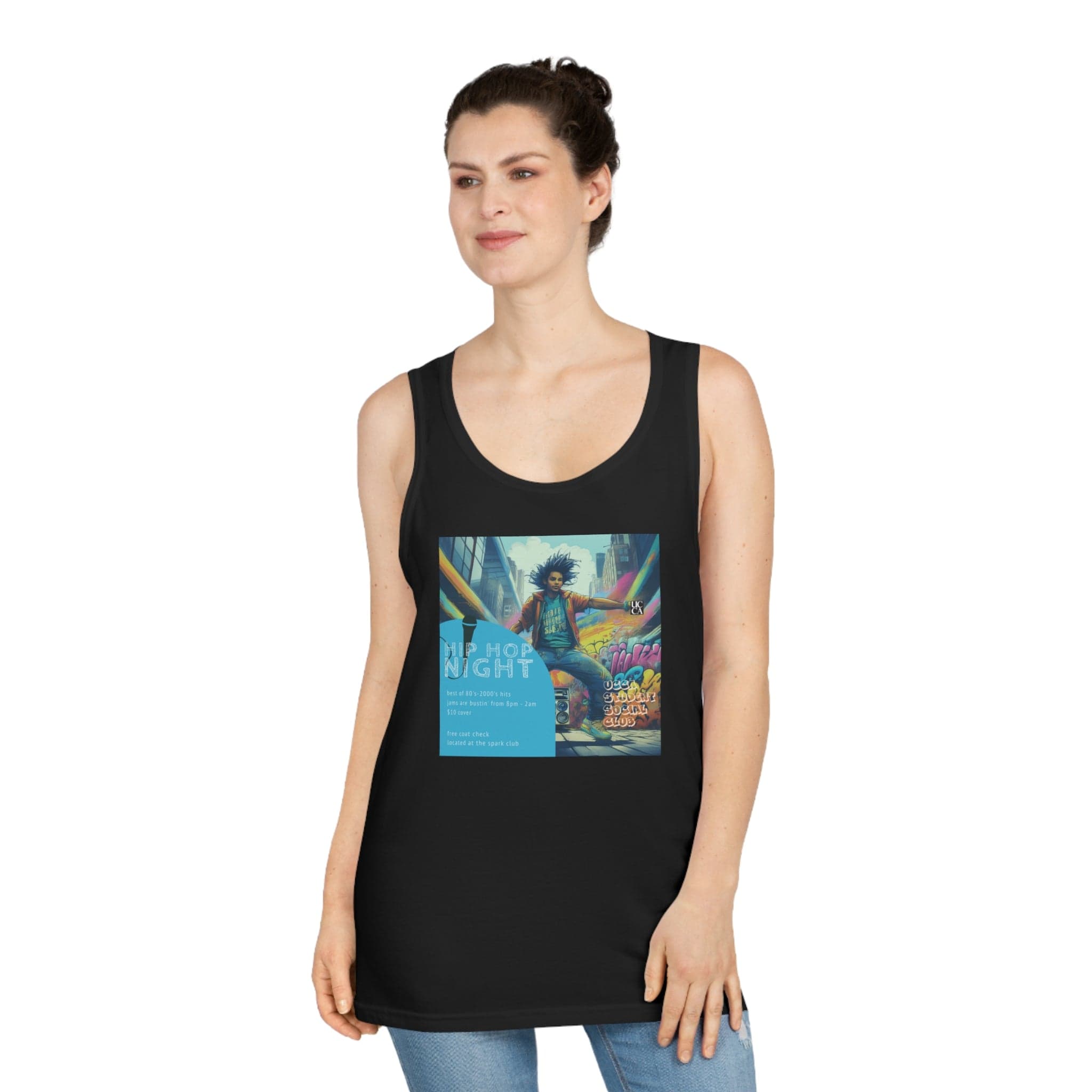 UCCA Hip Hop Club Retro Tank - Unisex Softstyle™ Tank Top