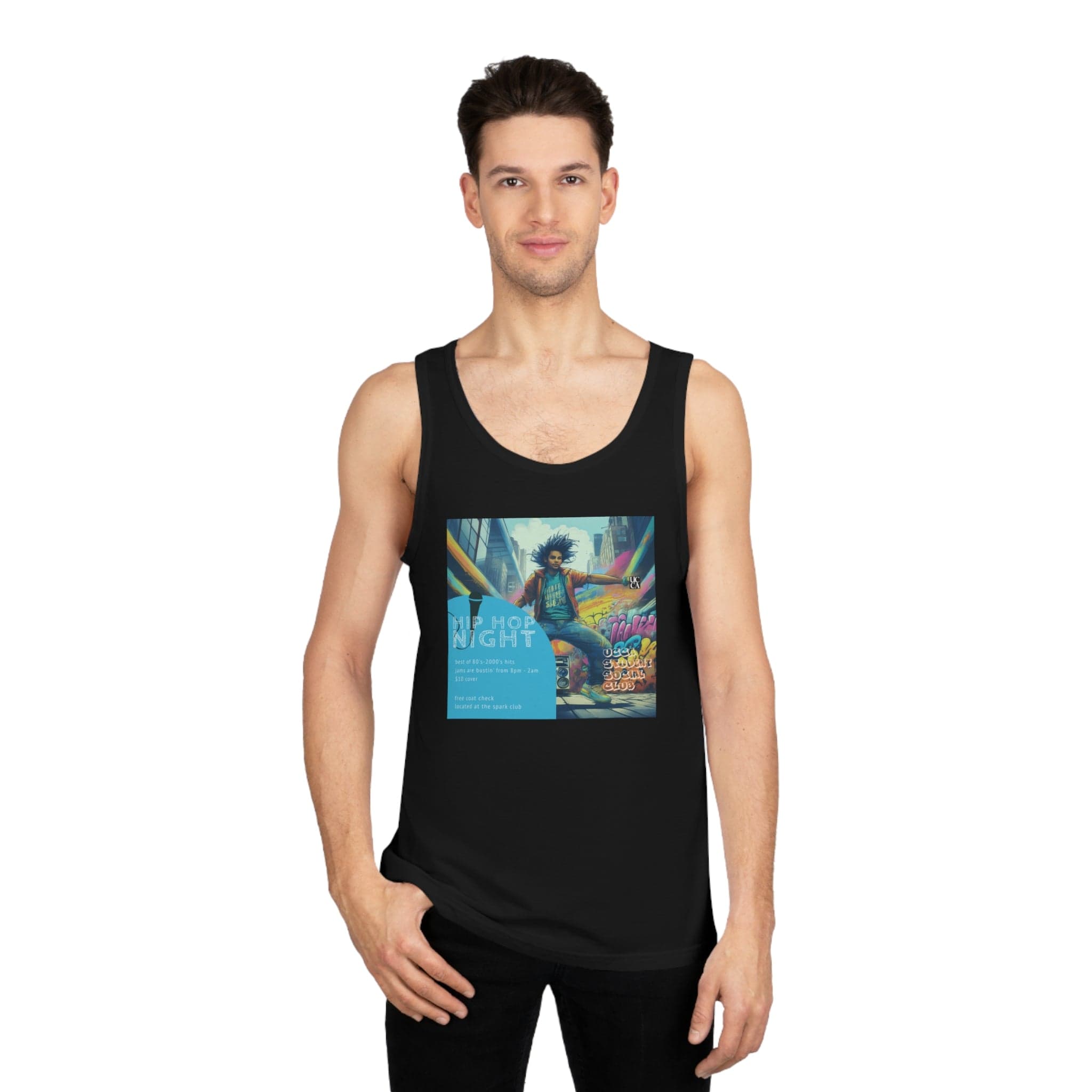UCCA Hip Hop Club Retro Tank - Unisex Softstyle™ Tank Top