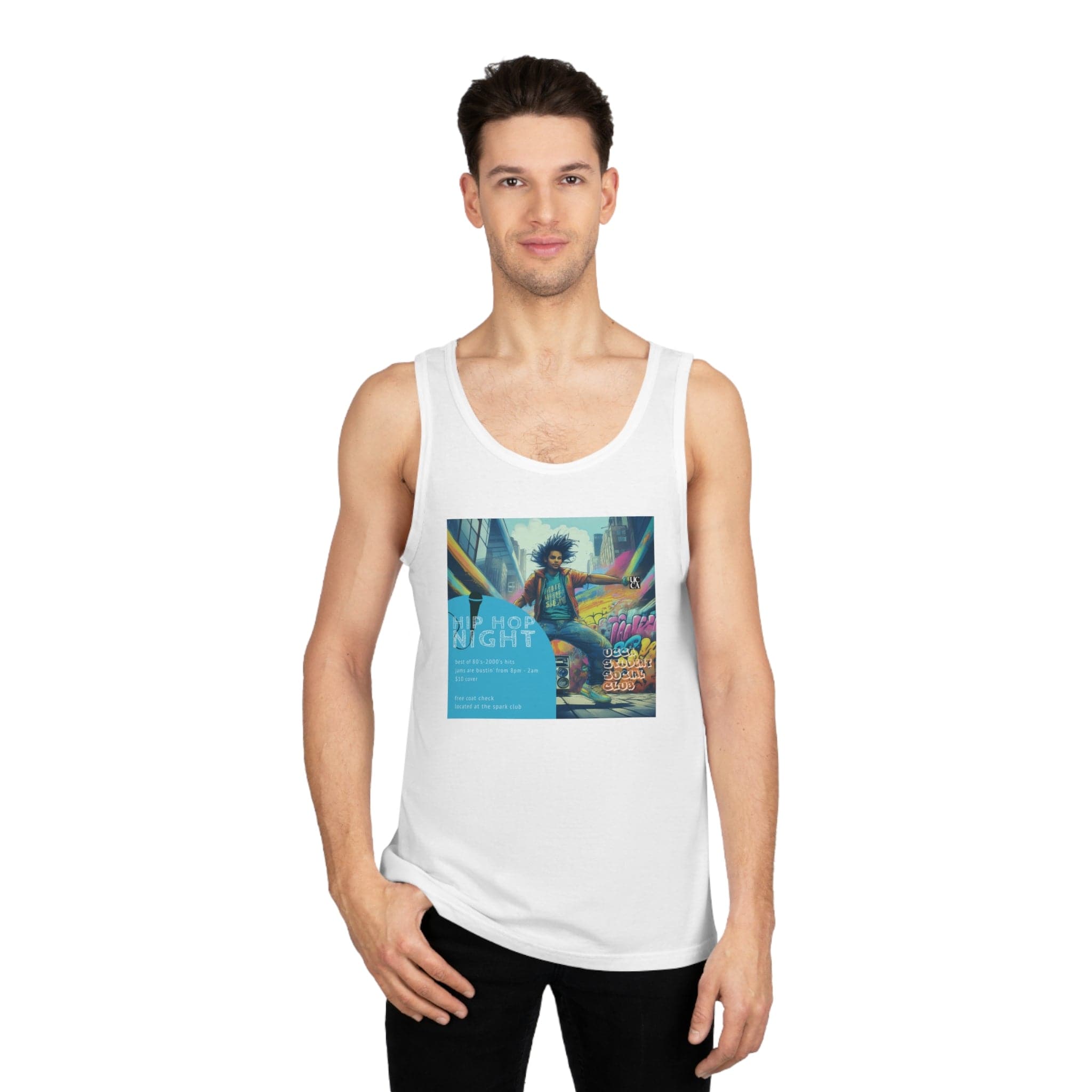 UCCA Hip Hop Club Retro Tank - Unisex Softstyle™ Tank Top