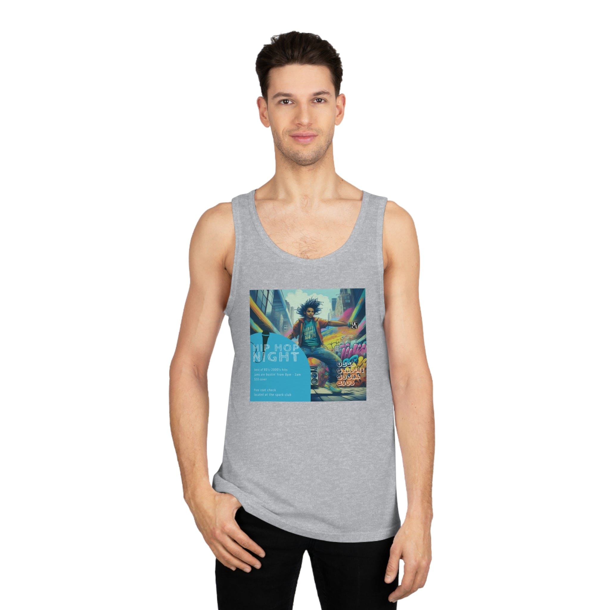 UCCA Hip Hop Club Retro Tank - Unisex Softstyle™ Tank Top