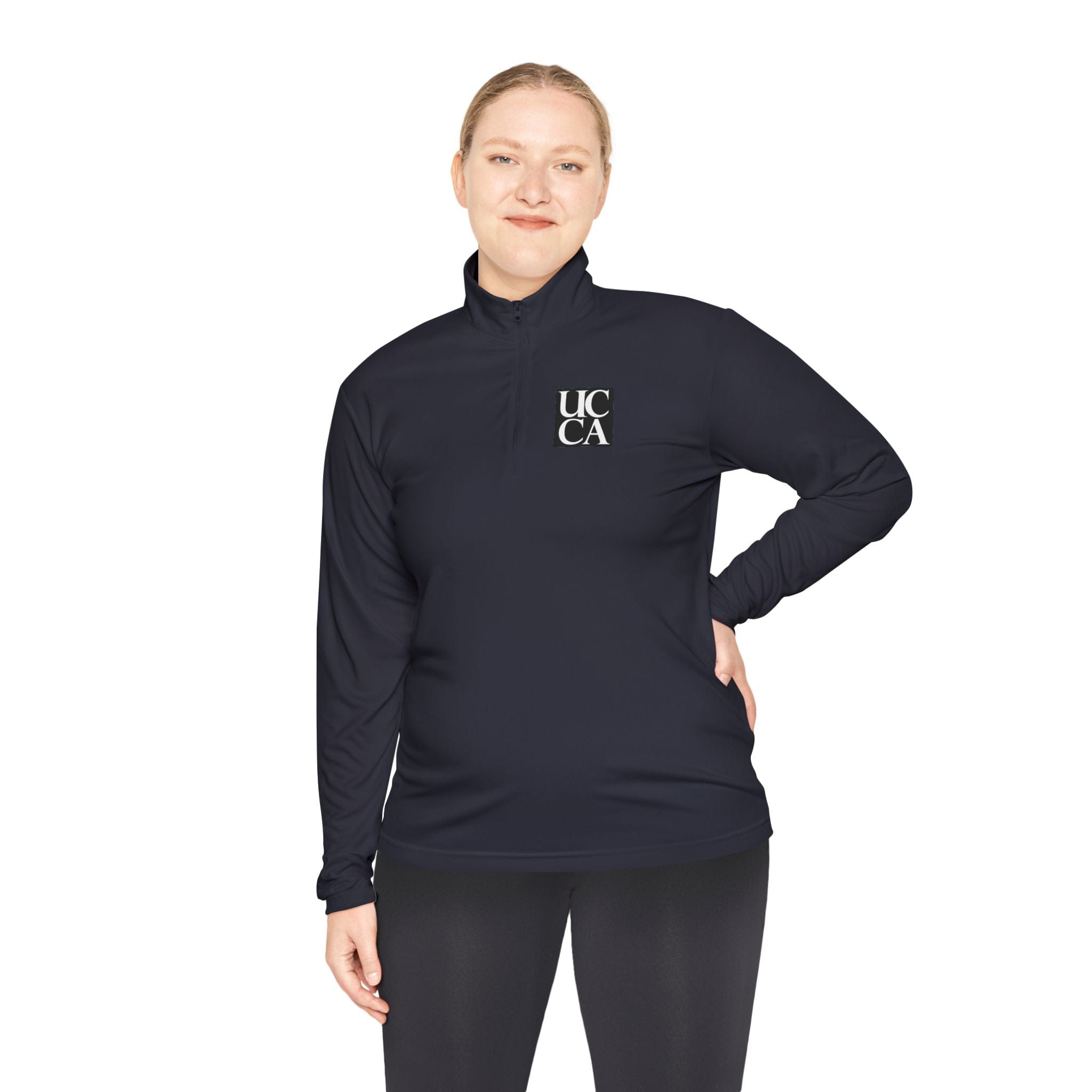 UCCA Iconic Unisex Quarter-Zip Pullover – Game-Ready & Everyday Cool XS / True Navy Long-sleeve