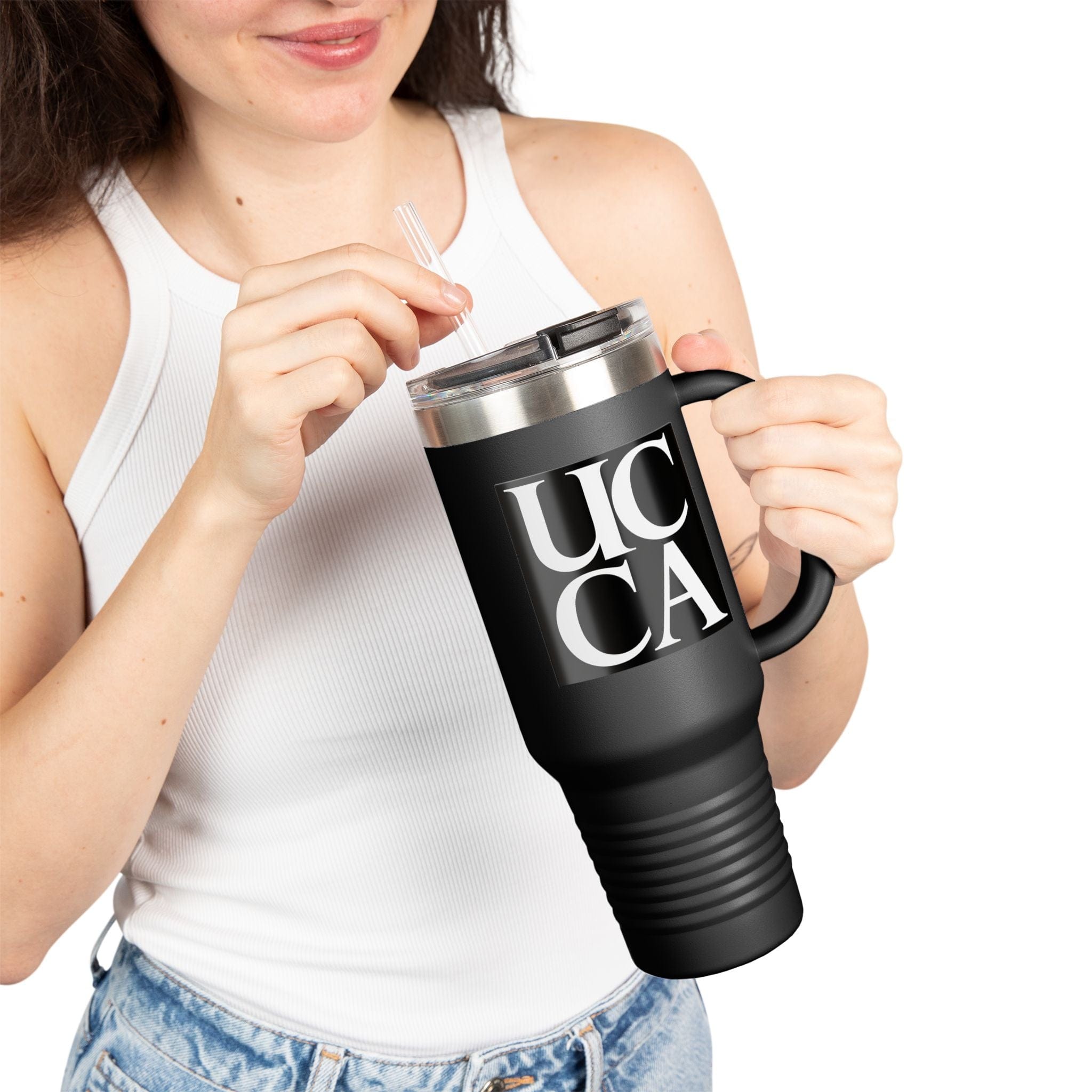 UCCA Insulated Travel Mug: Bold, Durable, and Ready for Anything, 40oz 40oz / Black Mug