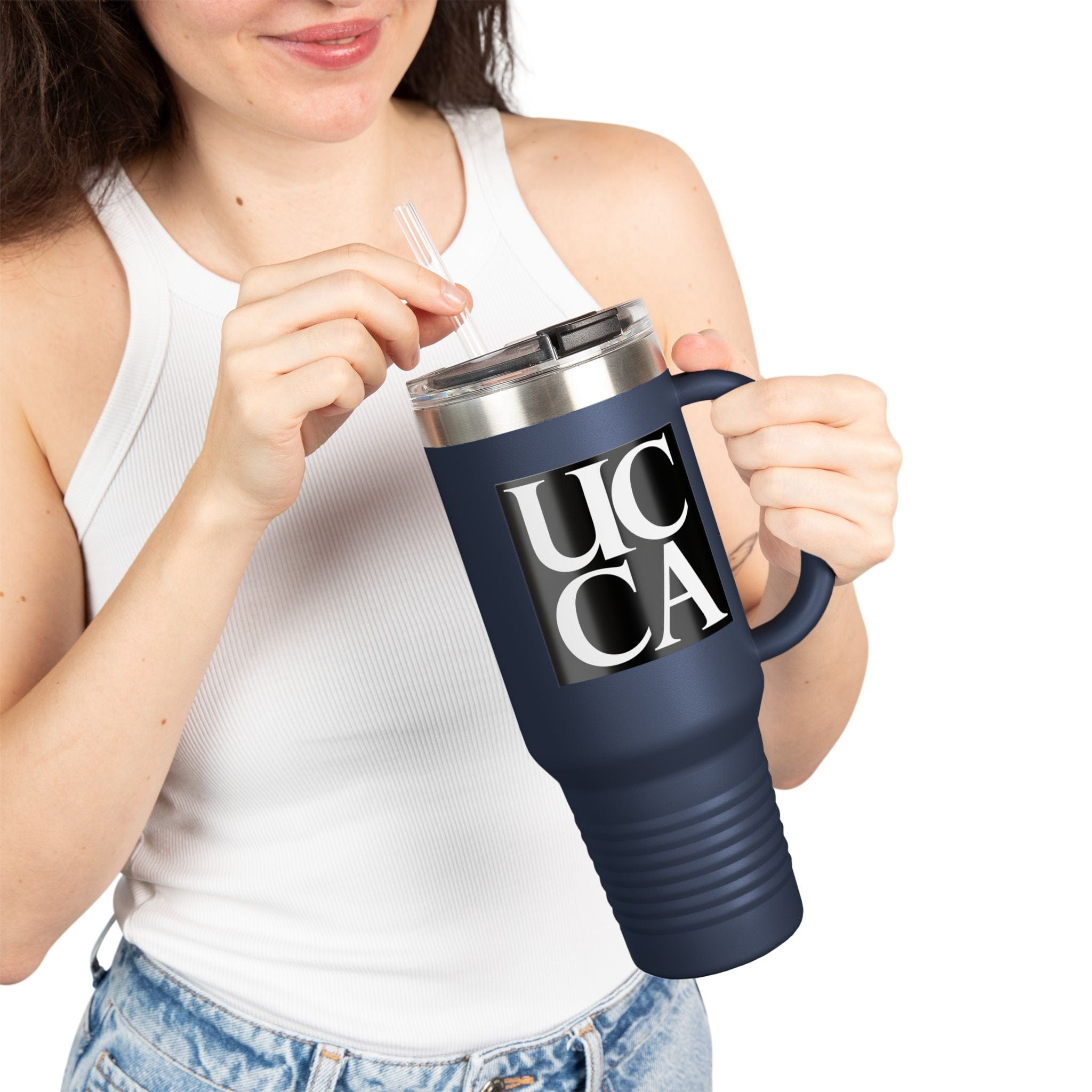 UCCA Insulated Travel Mug: Bold, Durable, and Ready for Anything, 40oz 40oz / Navy Blue Mug