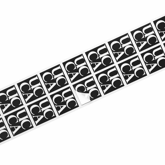UCCA Logo Square Sticker Label Rolls Paper products