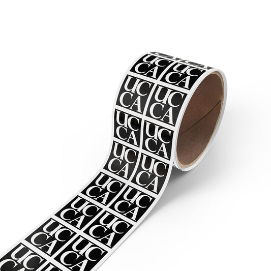 UCCA Logo Square Sticker Label Rolls Paper products