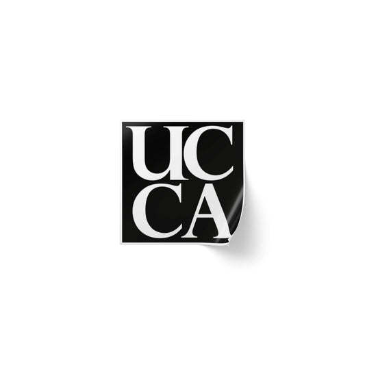 UCCA Logo Square Sticker Label Rolls Paper products