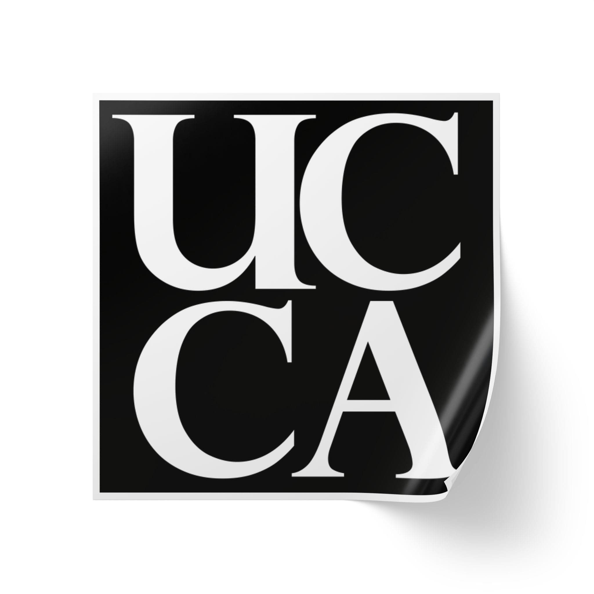 UCCA Logo Square Sticker Label Rolls Paper products