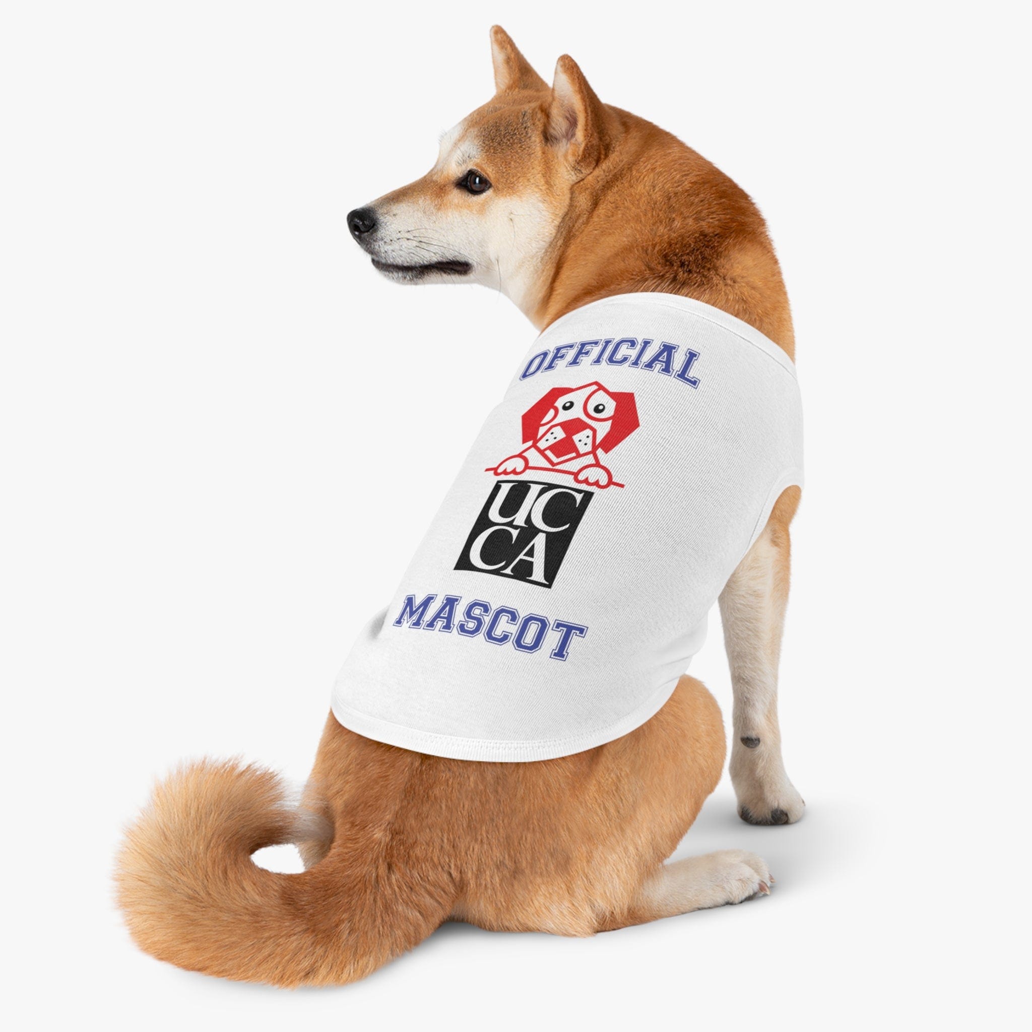 UCCA Official Mascot Pet Tank – Perfect for Your Pooch! L / White Pets