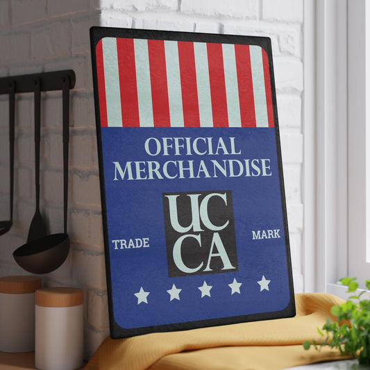 UCCA Official Merch Glass Cutting Board – Cut, Chop & Serve with Style (and No Microplastics!) 11" x 15" / Rectangle Home Decor