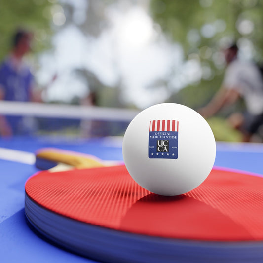 UCCA Official Ping Pong Balls – Game On Edition, 6 pcs 🏓✨ Accessories