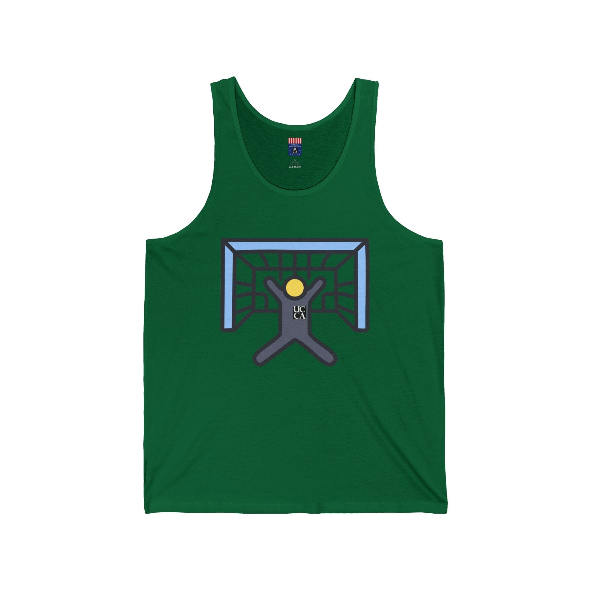 UCCA Soccer Goal Keeper Icon Jersey Tank – Kick It in Style XS / Kelly Tank Top