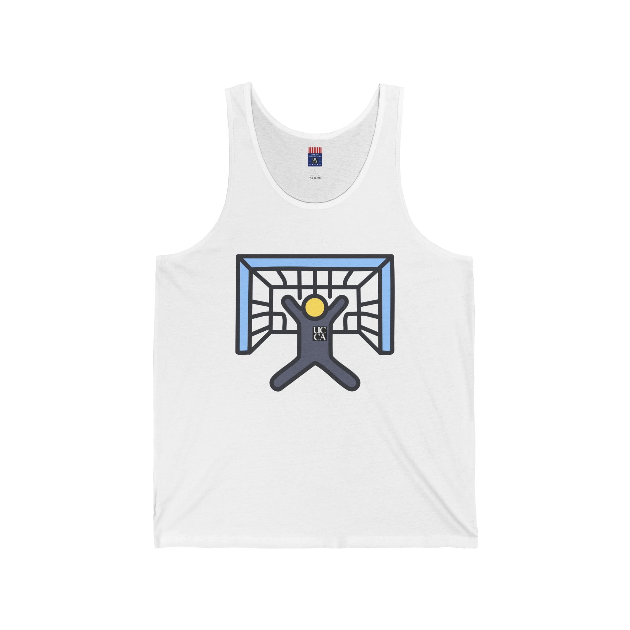 UCCA Soccer Goal Keeper Icon Jersey Tank – Kick It in Style XS / White Tank Top
