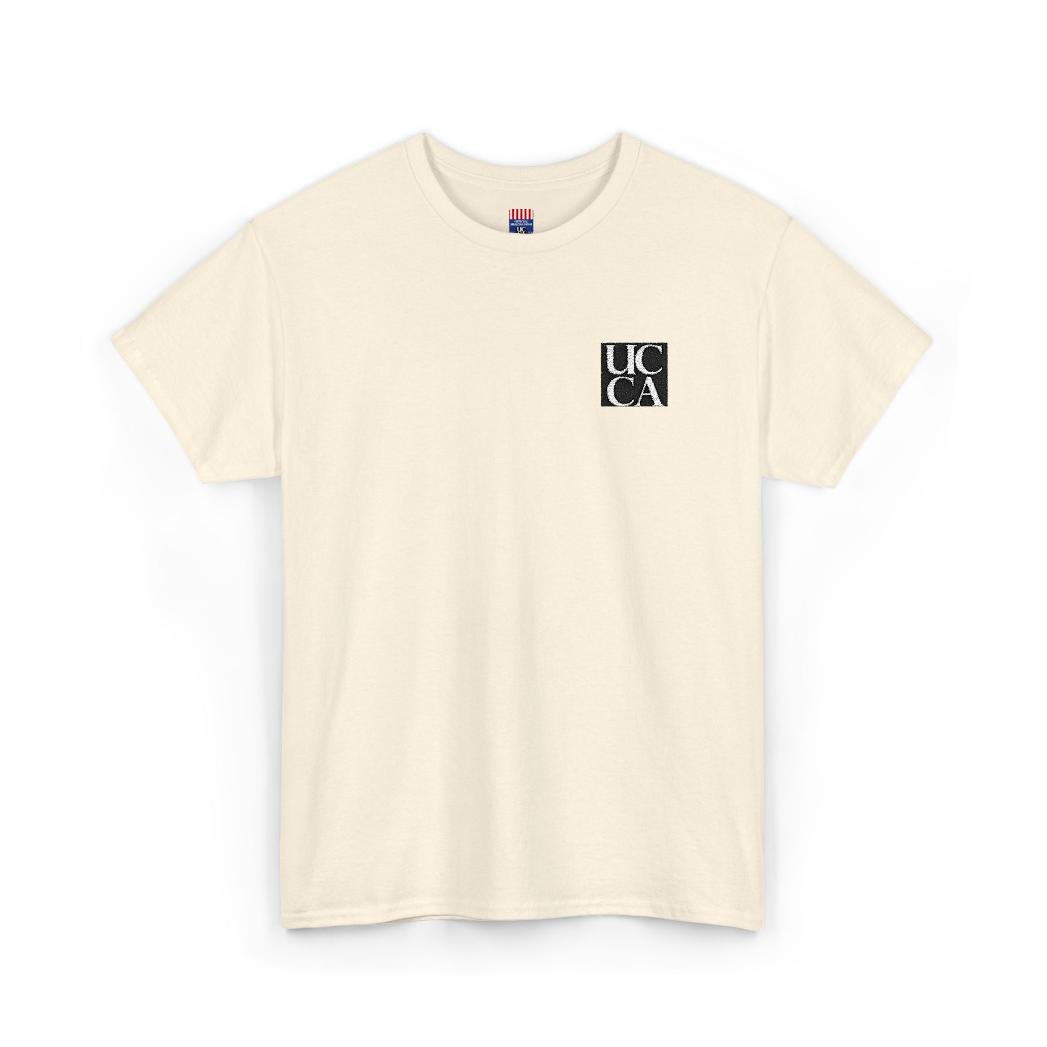 UCCA Welcome Tee – Mens Embroidered Edition for New Students T-Shirt