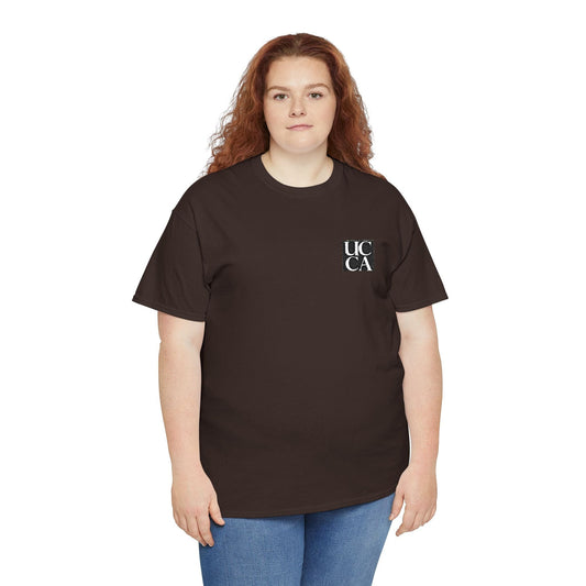 UCCA Welcome Tee – Womens Embroidered Edition for New Students Dark Chocolate / S T-Shirt