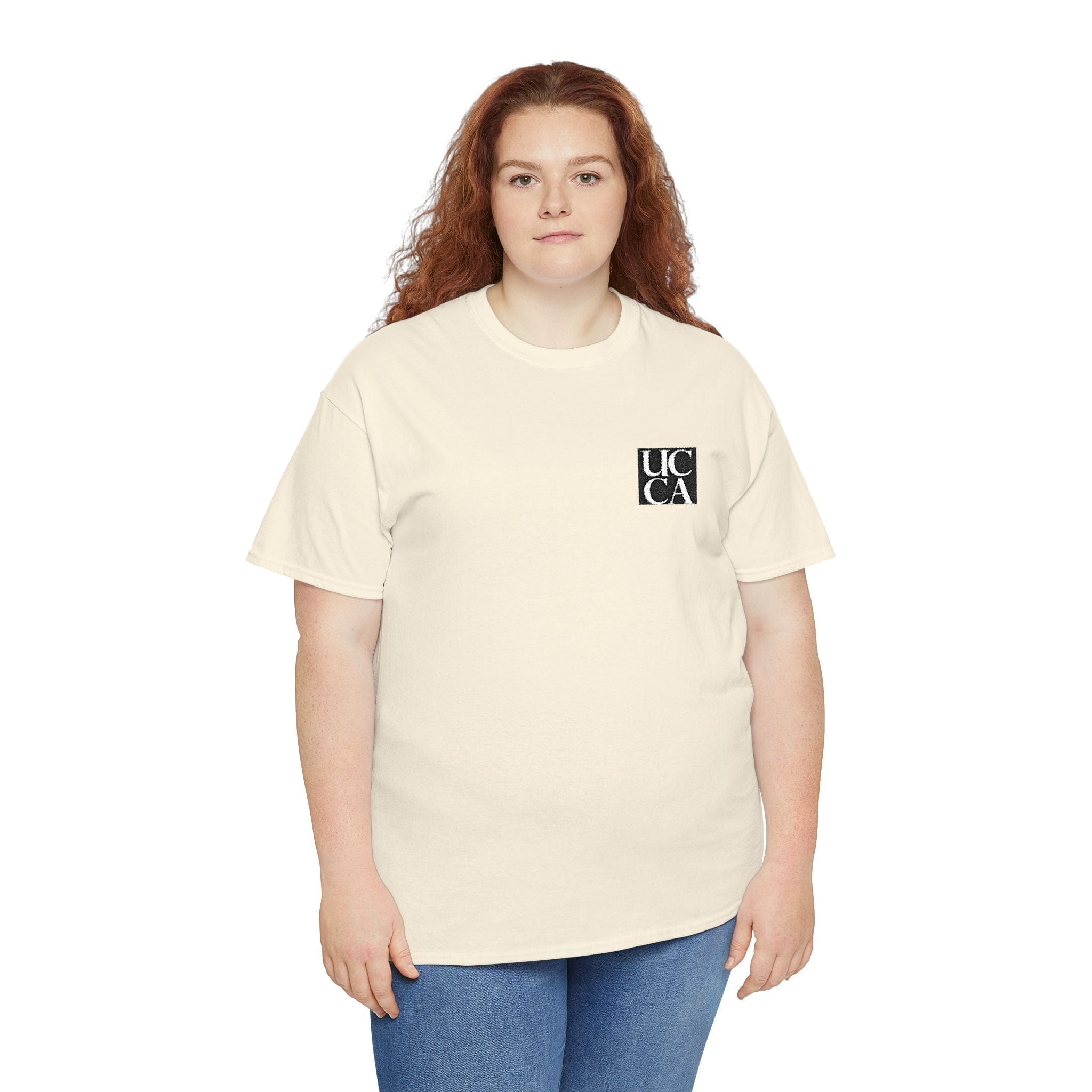 UCCA Welcome Tee – Womens Embroidered Edition for New Students Natural / S T-Shirt