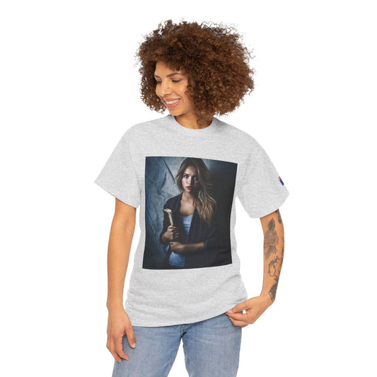 Unbothered & Brilliant – Heavy Cotton Tee Ash / S T-Shirt