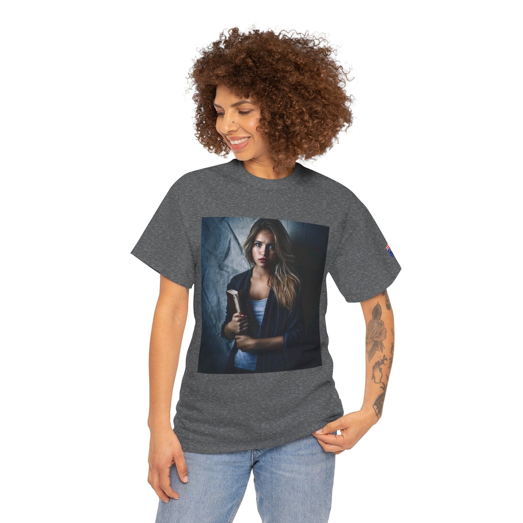 Unbothered & Brilliant – Heavy Cotton Tee Graphite Heather / S T-Shirt