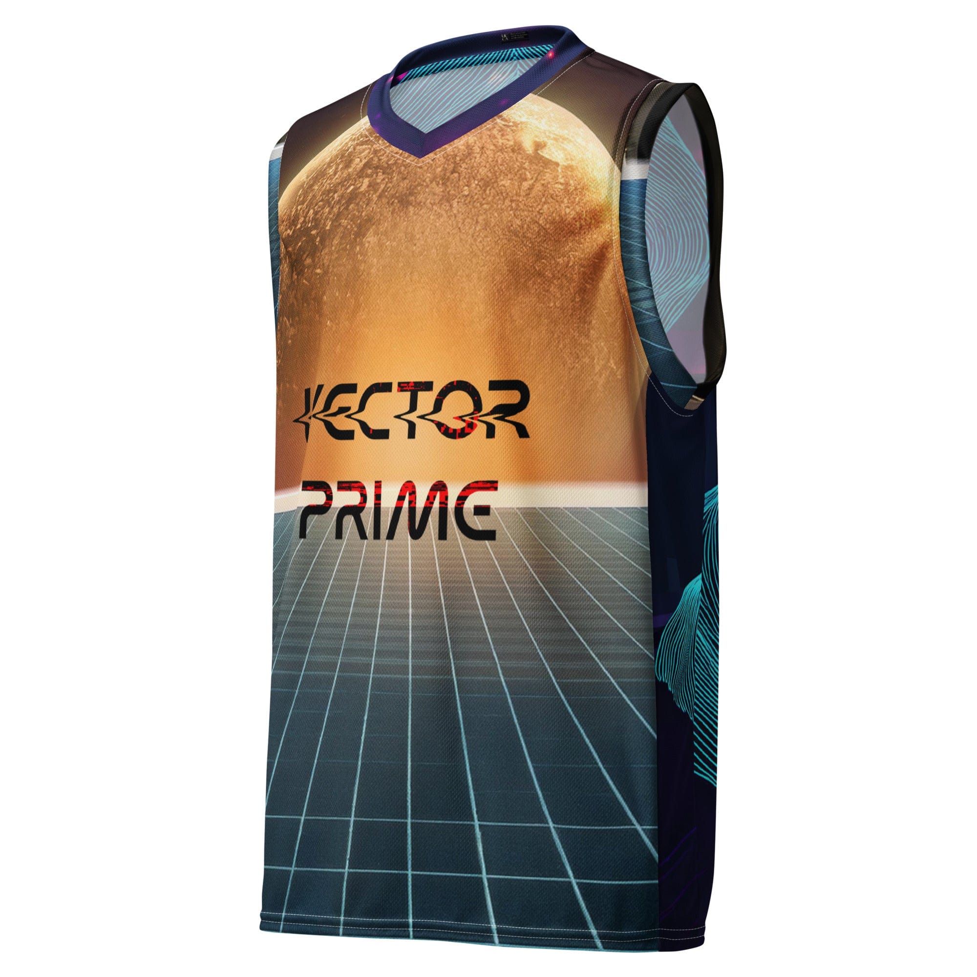 Vector Prime Basketball Jersey: Your Court, Your Universe (Recycled Sustainable Materials) Basket Ball Top