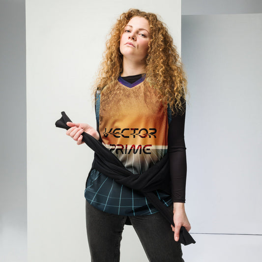 Vector Prime Basketball Jersey: Your Court, Your Universe (Recycled Sustainable Materials) Basket Ball Top