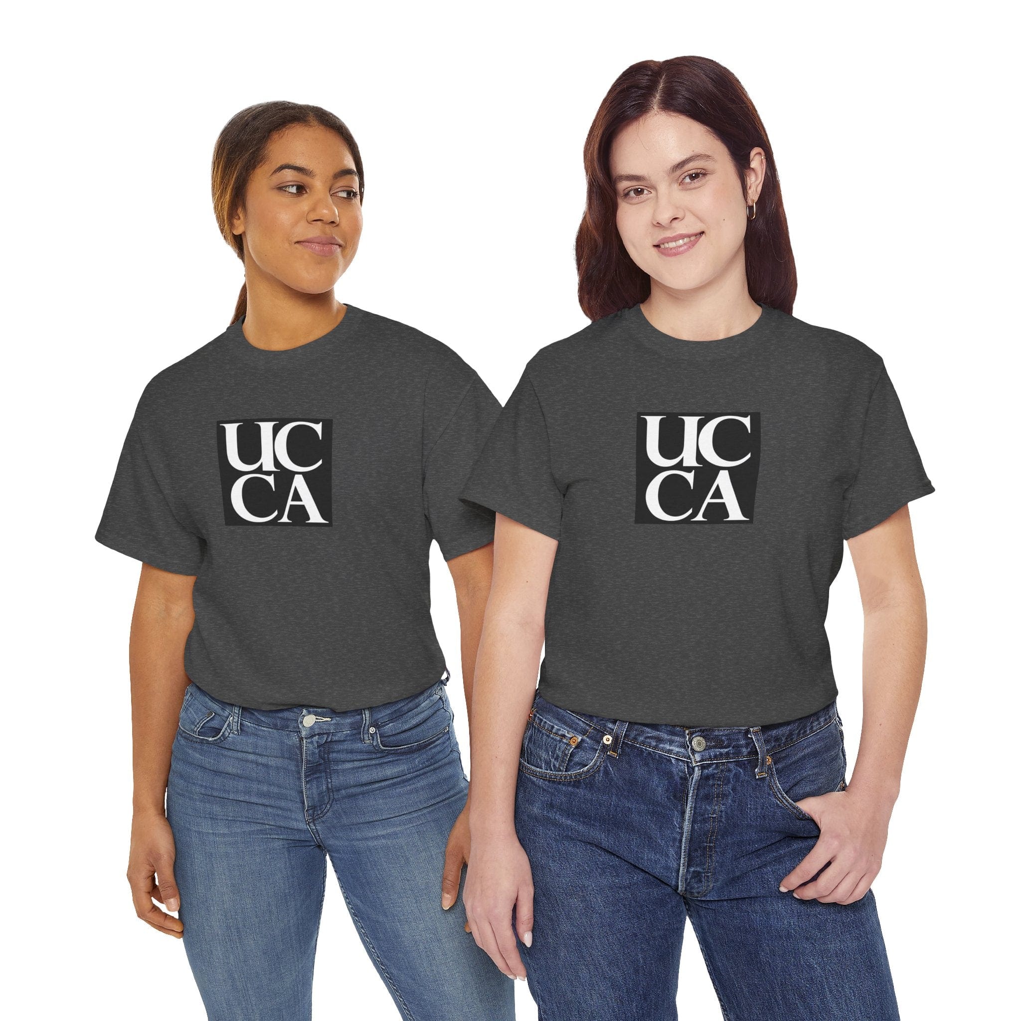 Wear Your UCCA Pride in Style! - Unisex Heavy Cotton Tee - Plain UCCA Logo T-Shirt