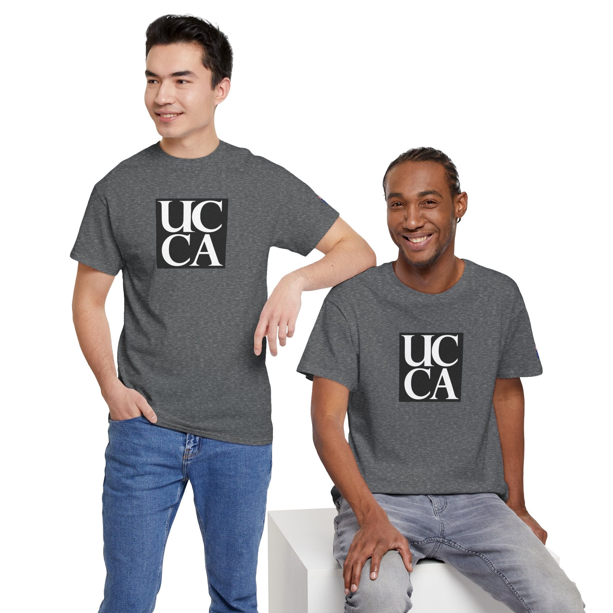 Wear Your UCCA Pride in Style! - Unisex Heavy Cotton Tee - Plain UCCA Logo T-Shirt