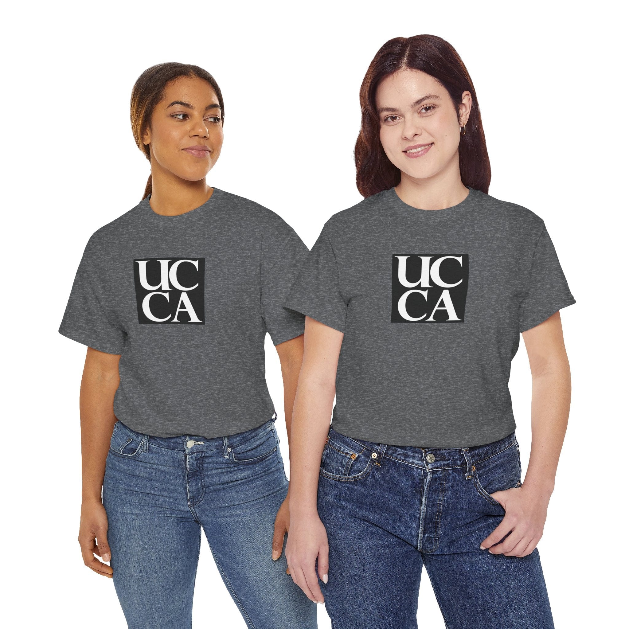 Wear Your UCCA Pride in Style! - Unisex Heavy Cotton Tee - Plain UCCA Logo T-Shirt