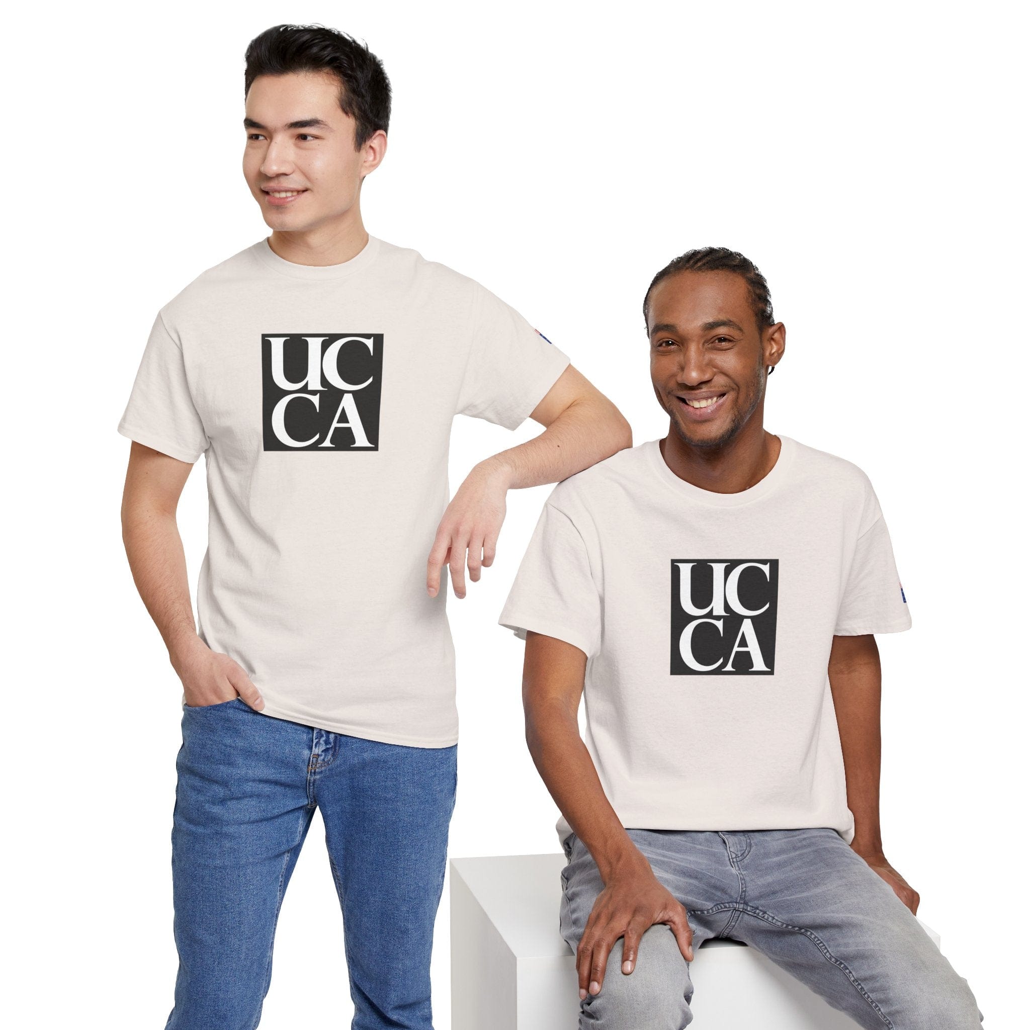 Wear Your UCCA Pride in Style! - Unisex Heavy Cotton Tee - Plain UCCA Logo T-Shirt