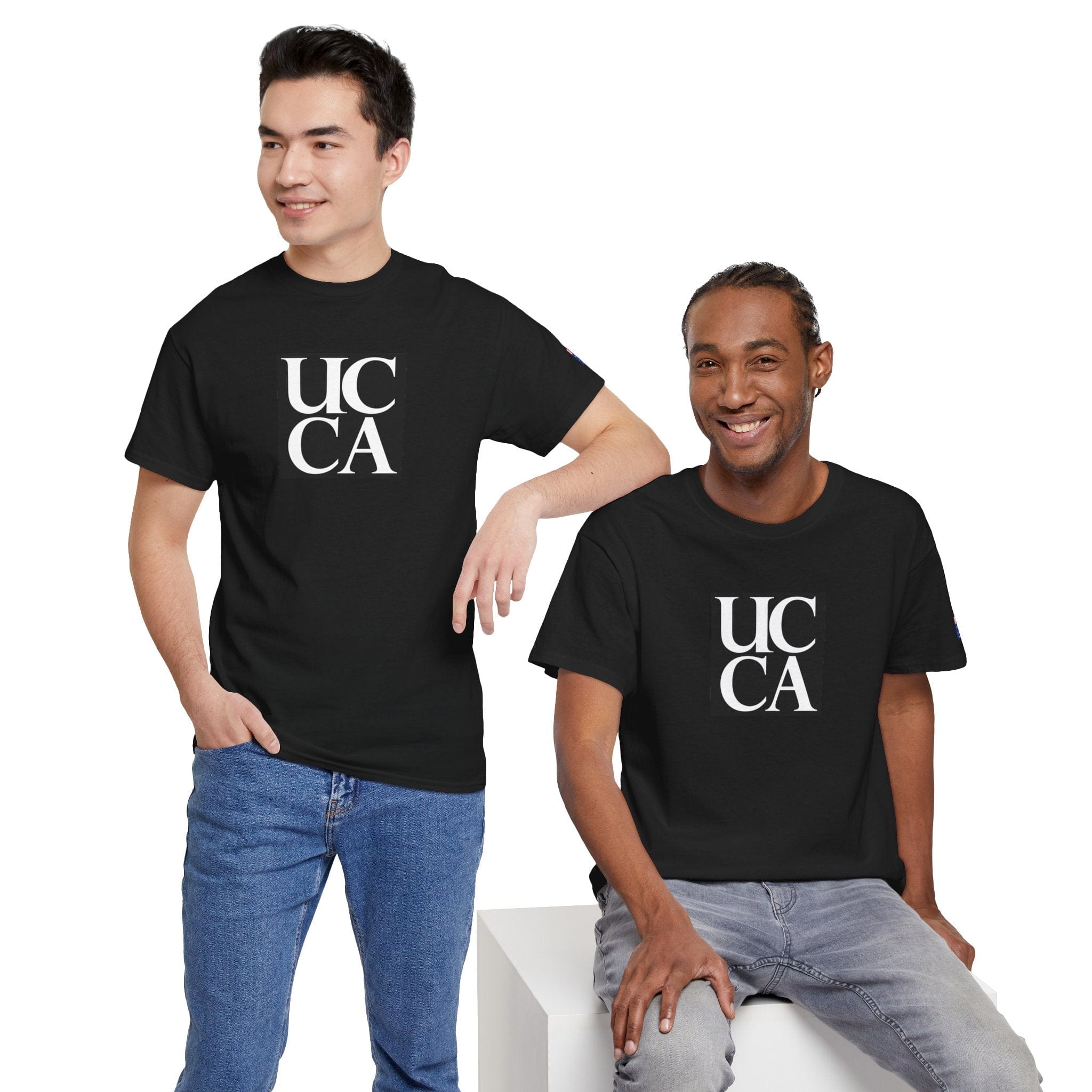 Wear Your UCCA Pride in Style! - Unisex Heavy Cotton Tee - Plain UCCA Logo T-Shirt