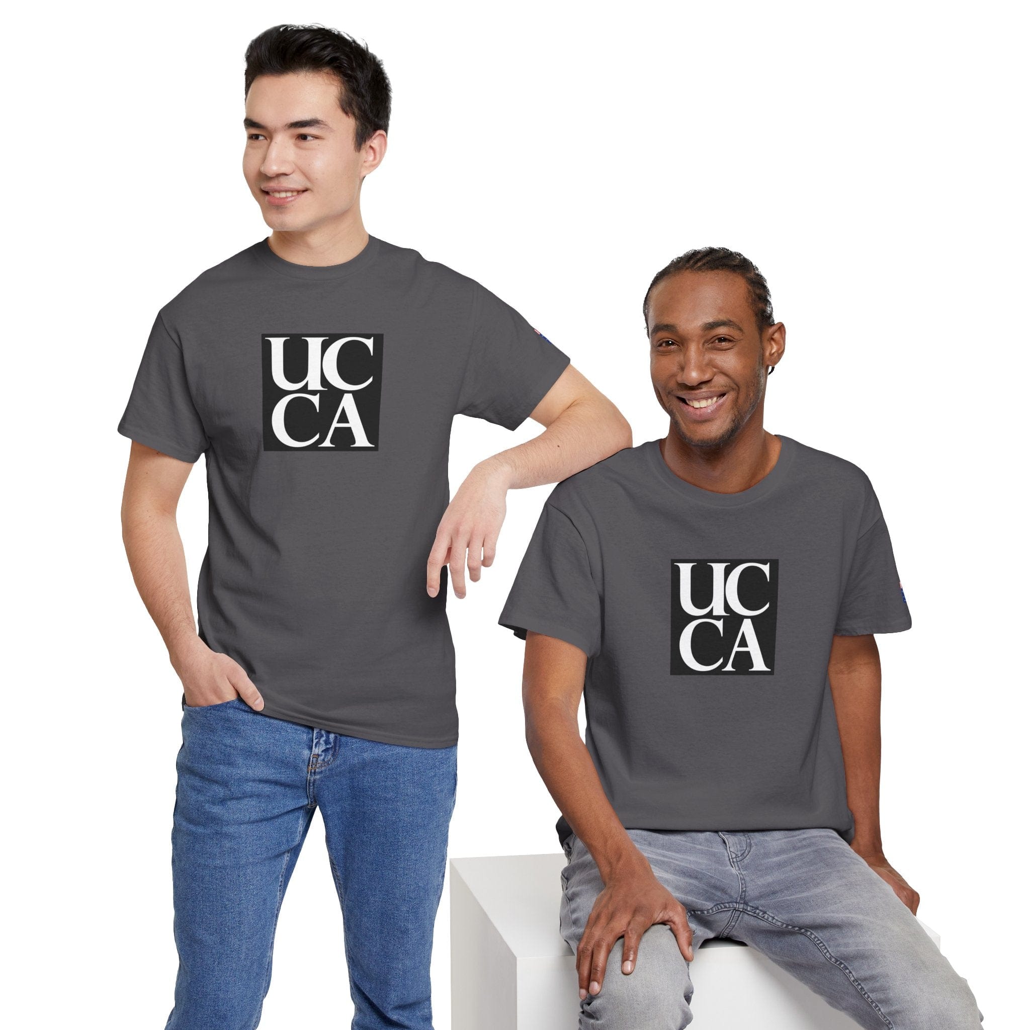 Wear Your UCCA Pride in Style! - Unisex Heavy Cotton Tee - Plain UCCA Logo T-Shirt