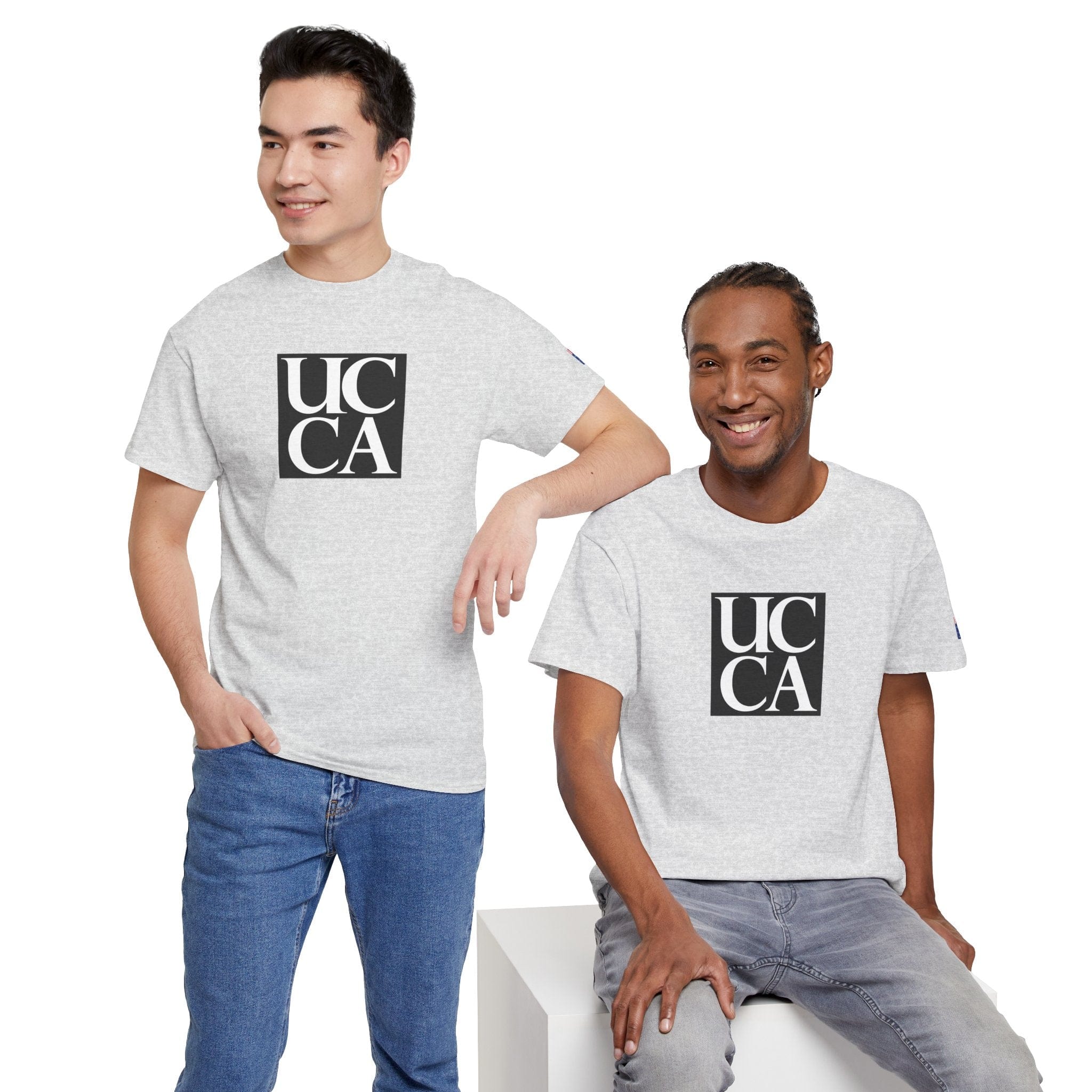 Wear Your UCCA Pride in Style! - Unisex Heavy Cotton Tee - Plain UCCA Logo T-Shirt