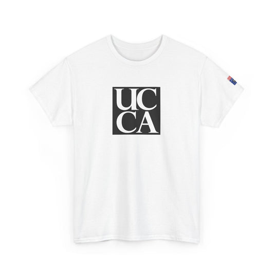 Wear Your UCCA Pride in Style! - Unisex Heavy Cotton Tee - Plain UCCA Logo T-Shirt