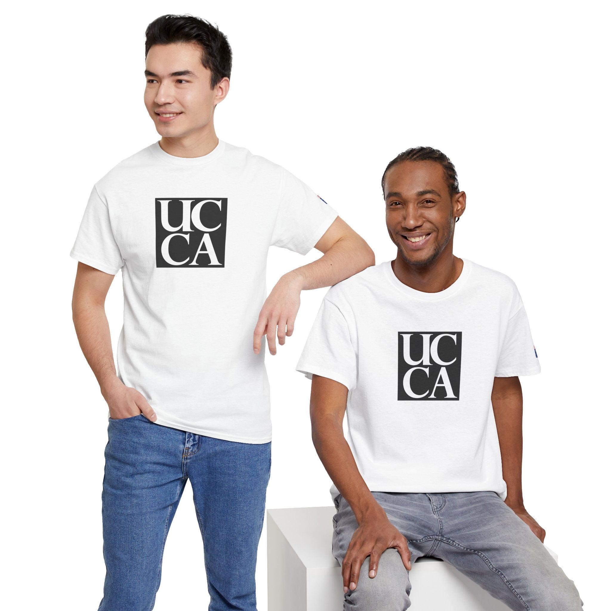 Wear Your UCCA Pride in Style! - Unisex Heavy Cotton Tee - Plain UCCA Logo T-Shirt
