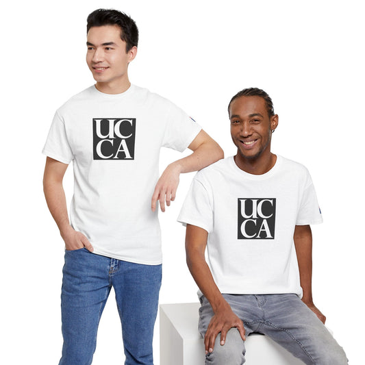 Wear Your UCCA Pride in Style! - Unisex Heavy Cotton Tee - Plain UCCA Logo T-Shirt