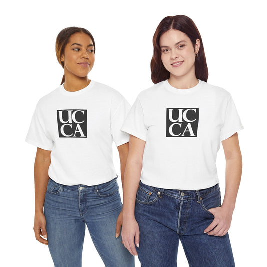 Wear Your UCCA Pride in Style! - Unisex Heavy Cotton Tee - Plain UCCA Logo T-Shirt