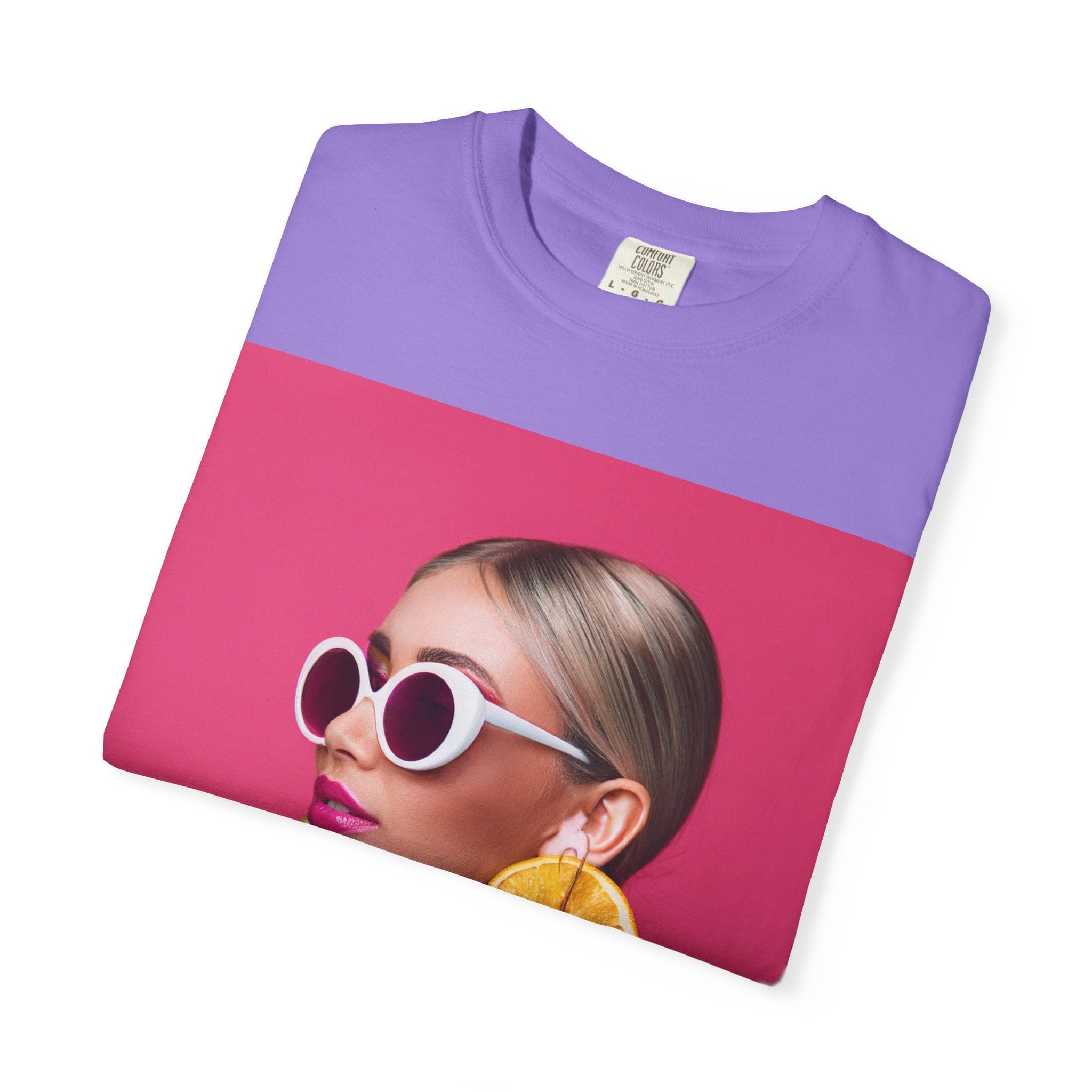 Women’s “Citrus Pop Girl” Tee – Y2K Bold available in 9 Juicy Colors T-Shirt