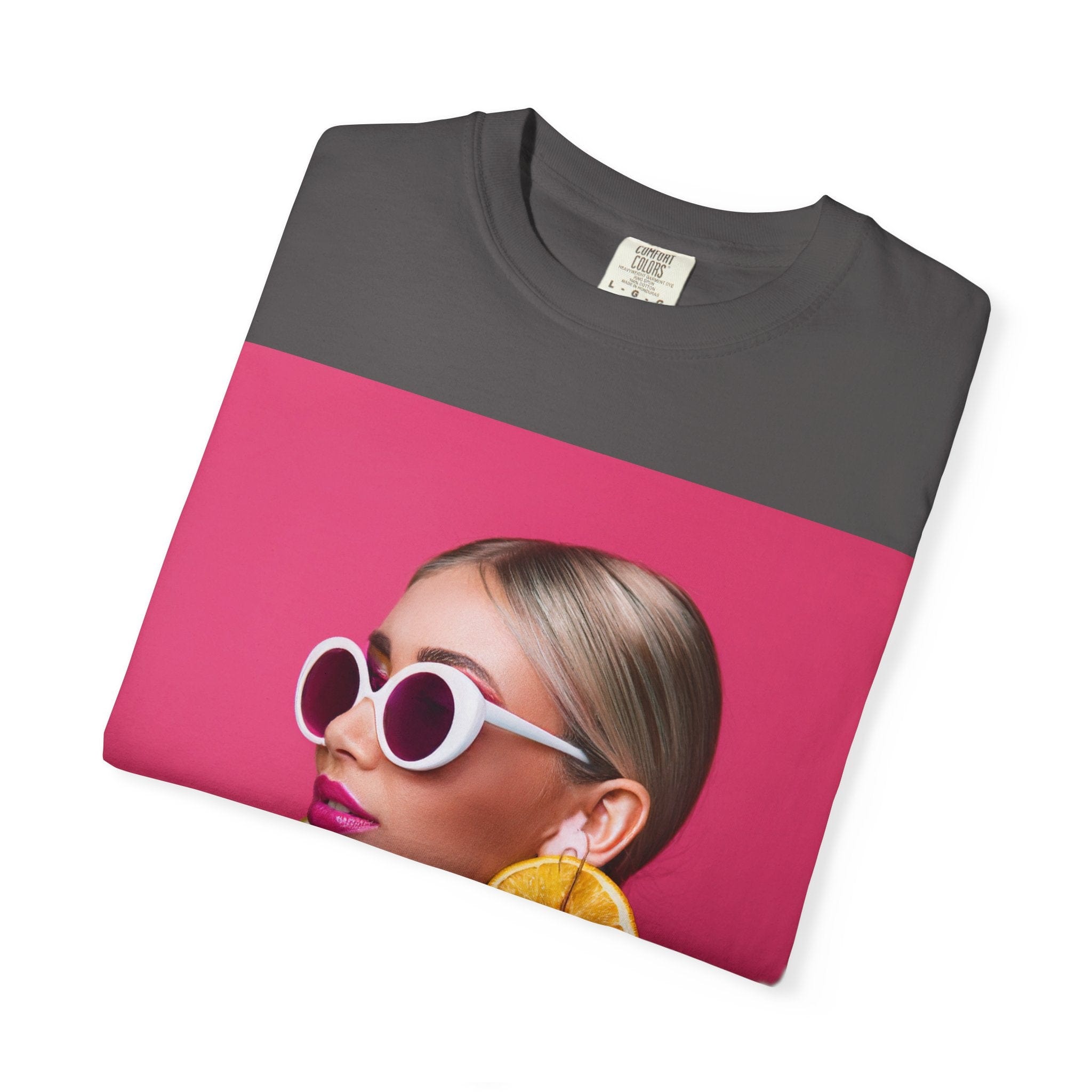 Women’s “Citrus Pop Girl” Tee – Y2K Bold available in 9 Juicy Colors T-Shirt