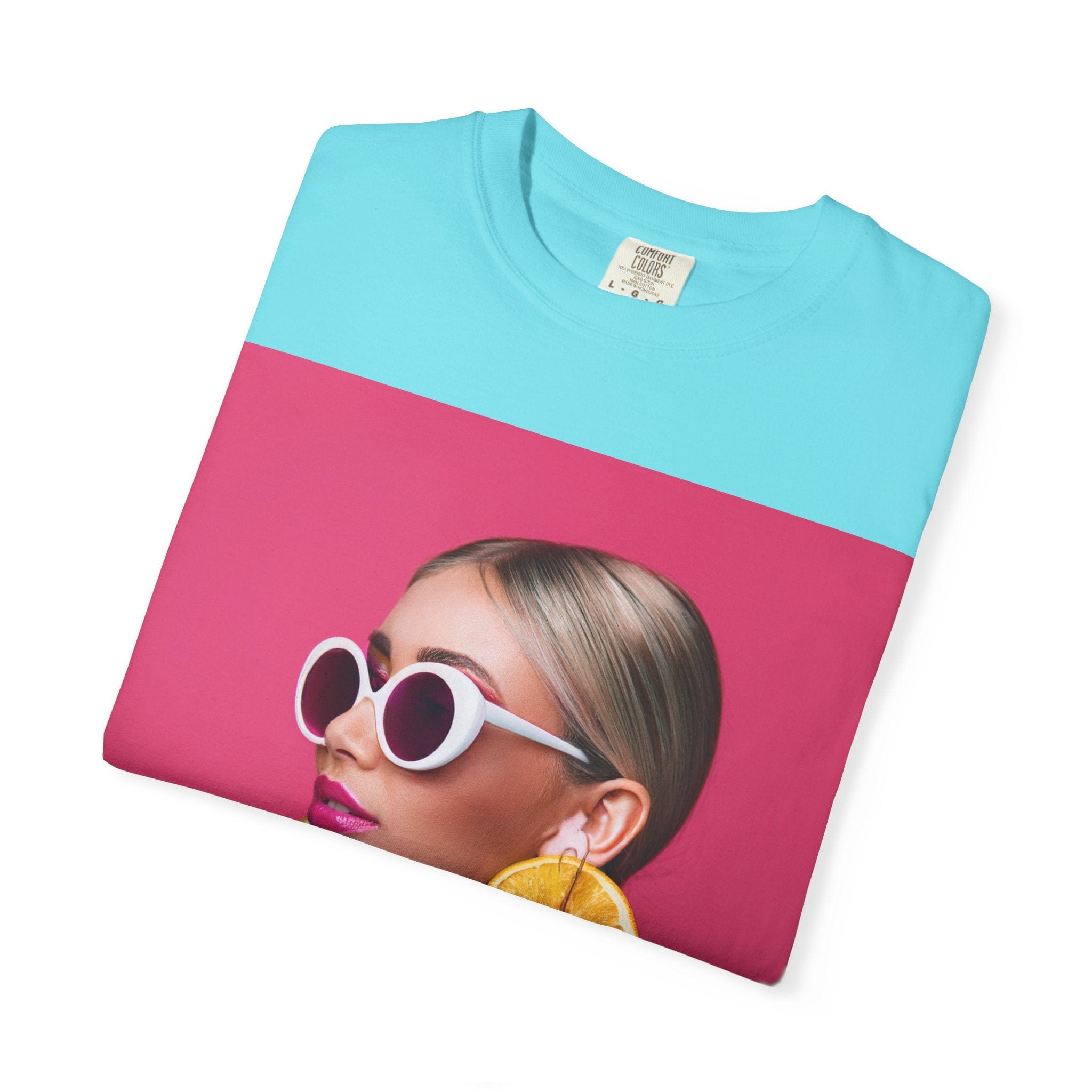 Women’s “Citrus Pop Girl” Tee – Y2K Bold available in 9 Juicy Colors T-Shirt