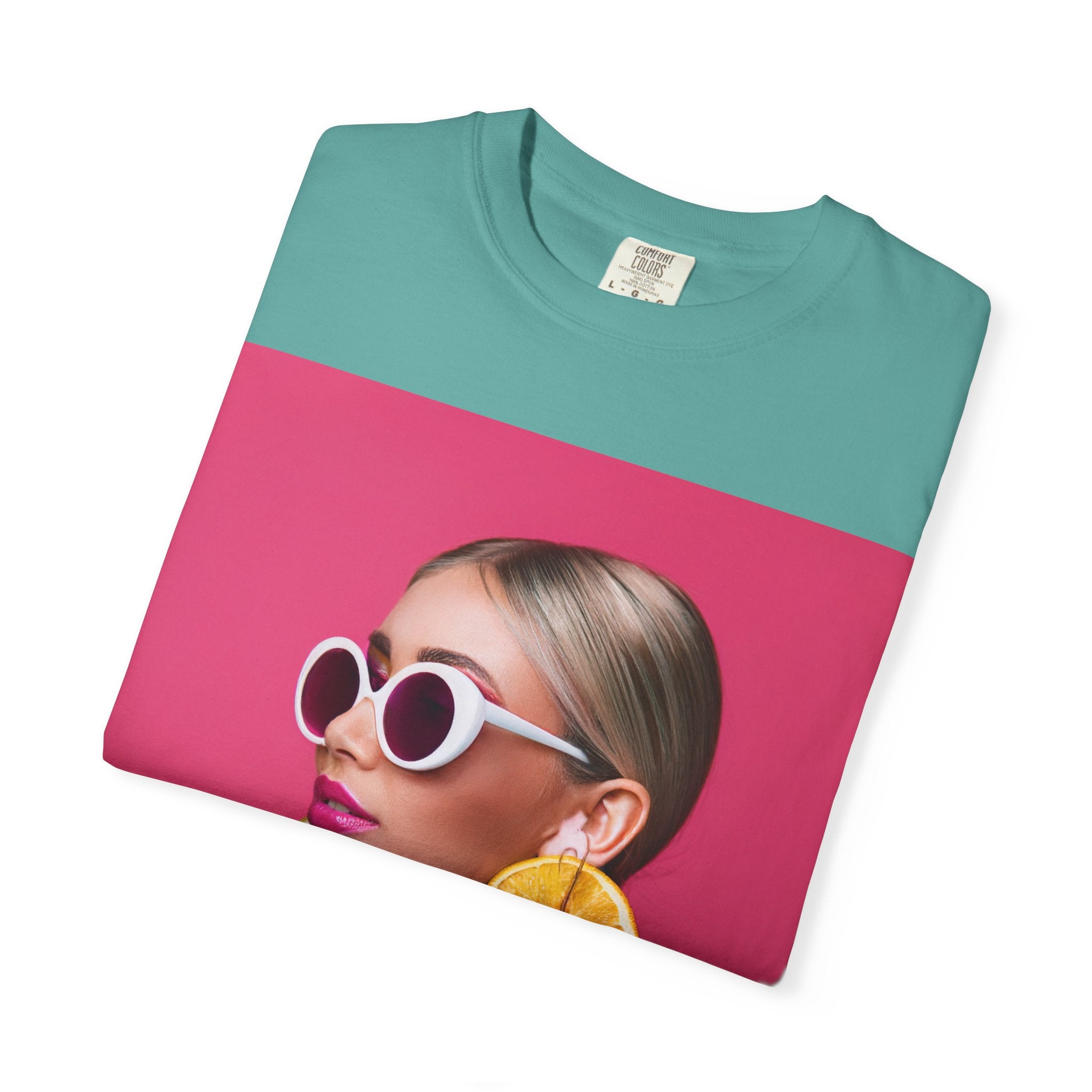 Women’s “Citrus Pop Girl” Tee – Y2K Bold available in 9 Juicy Colors T-Shirt