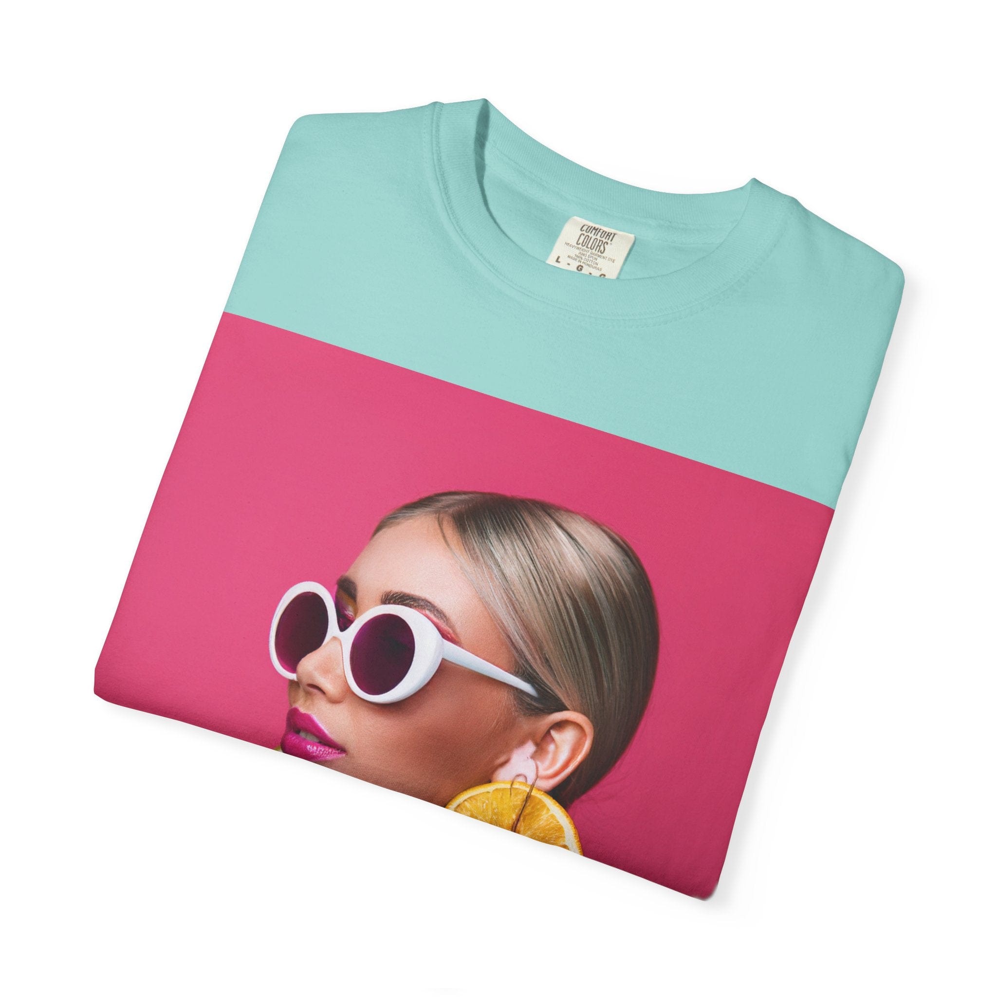 Women’s “Citrus Pop Girl” Tee – Y2K Bold available in 9 Juicy Colors T-Shirt