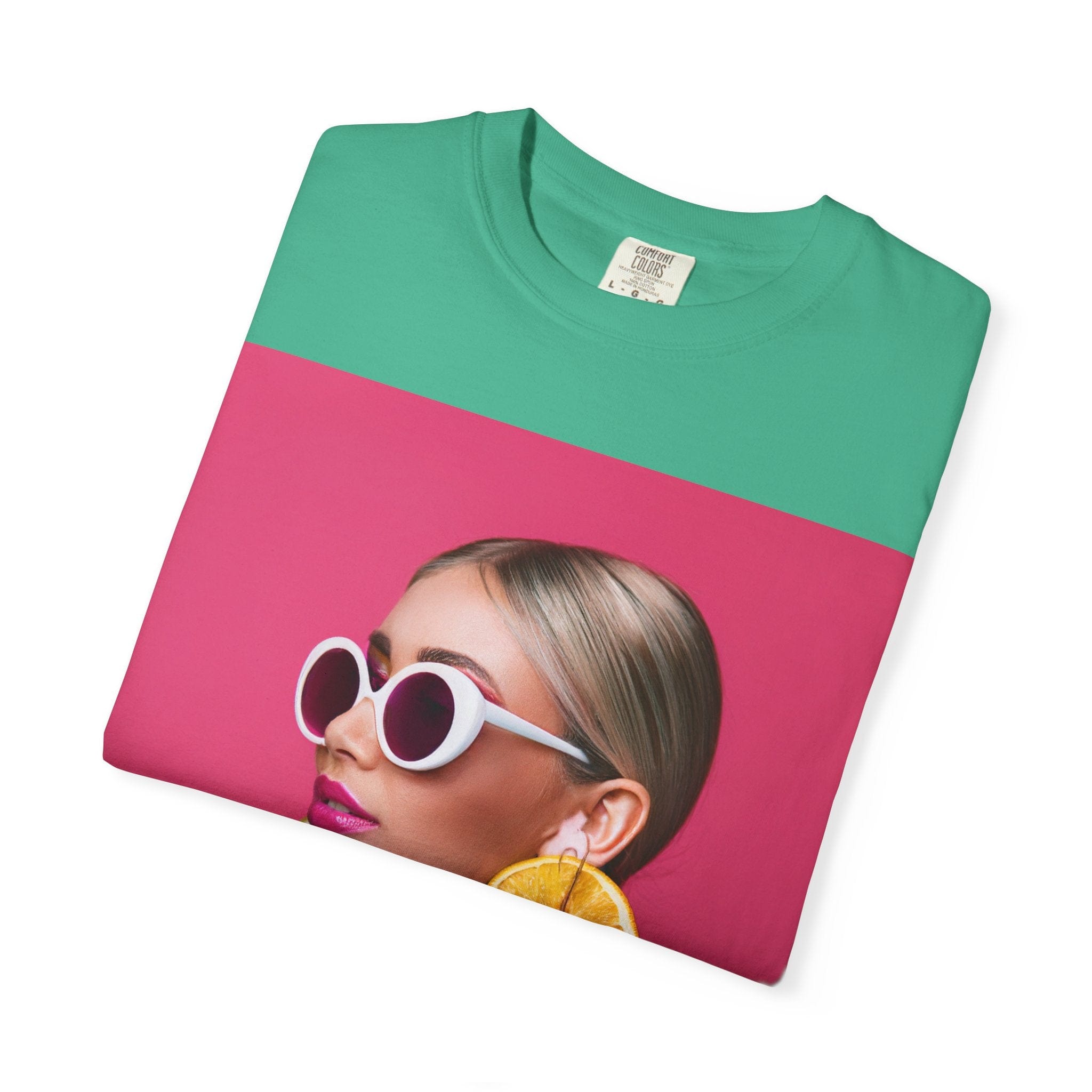 Women’s “Citrus Pop Girl” Tee – Y2K Bold available in 9 Juicy Colors T-Shirt